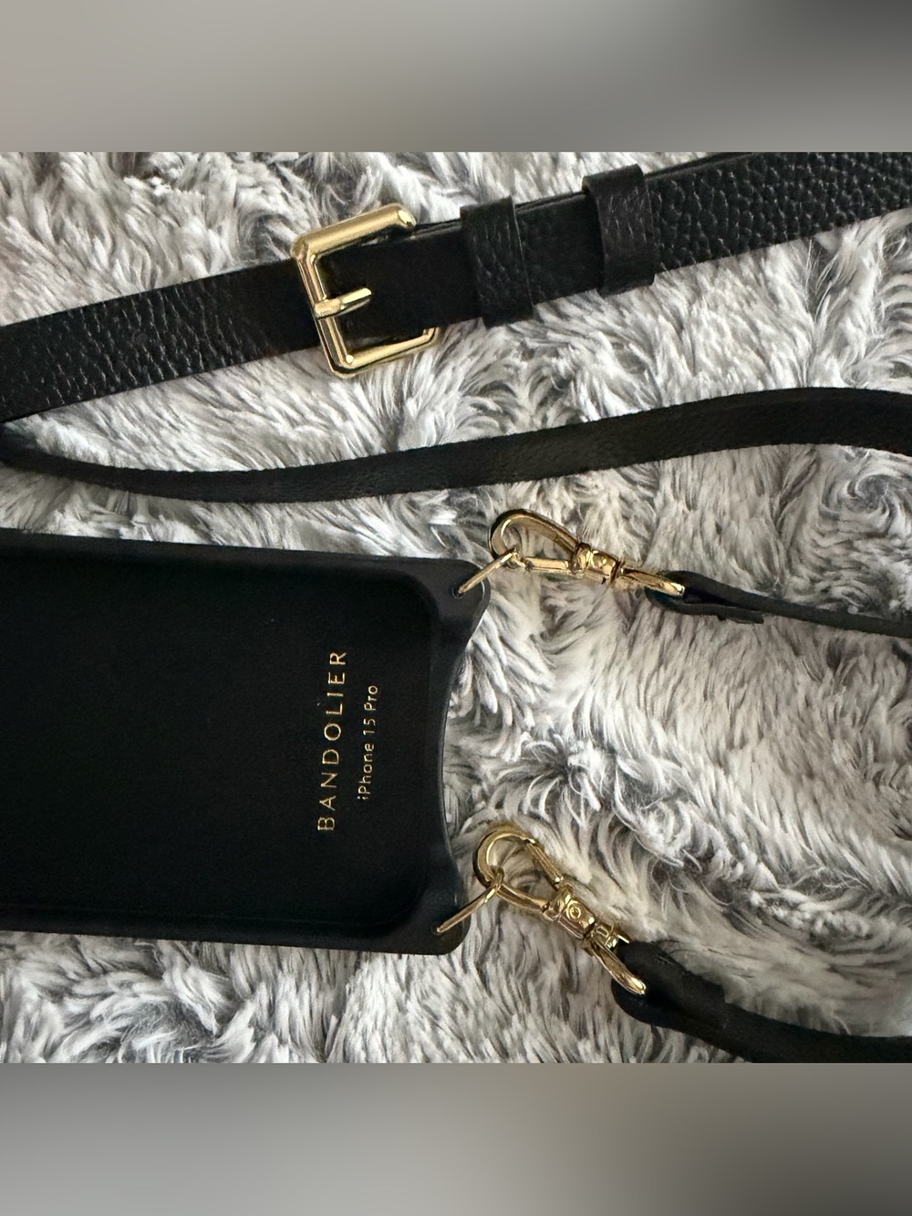 Bandolier Hailey Black/Gold iPhone 15 Pro case - Picture 6 of 6